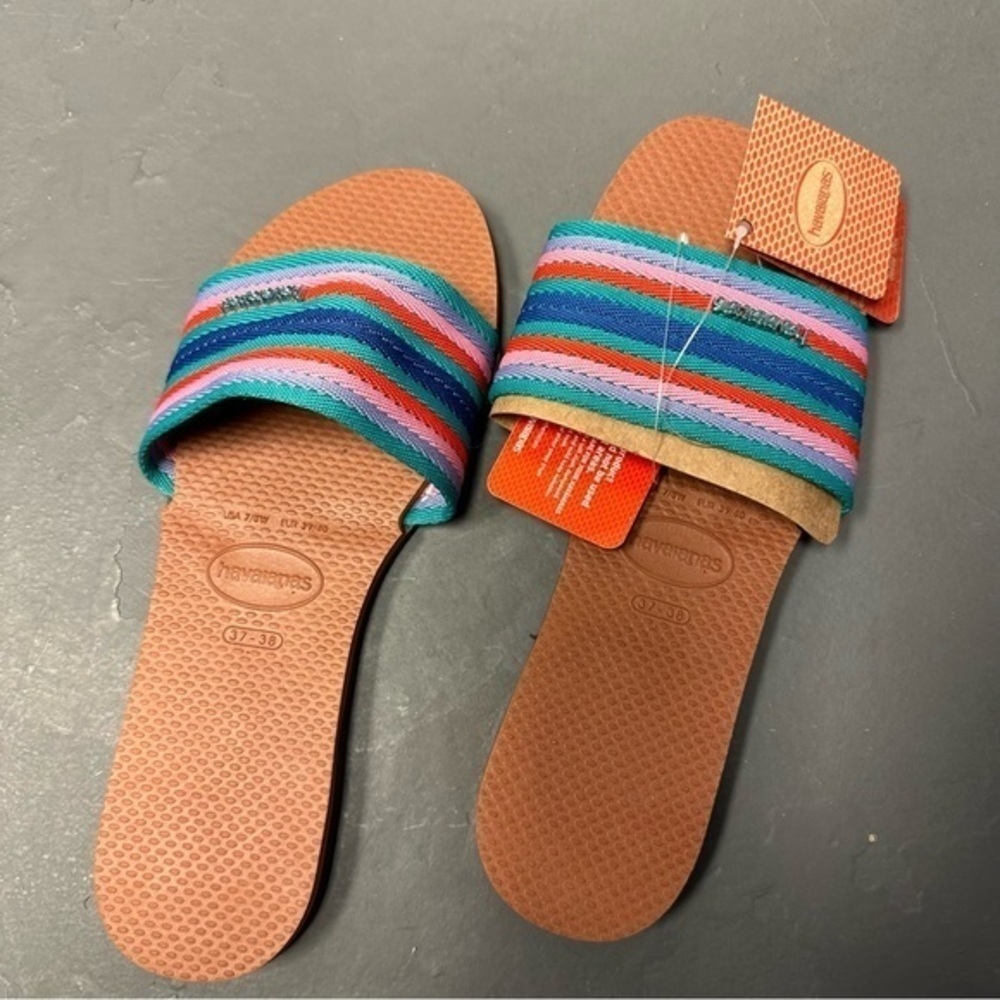 Havaianas one strap multicolored Stripes sandals 7/8